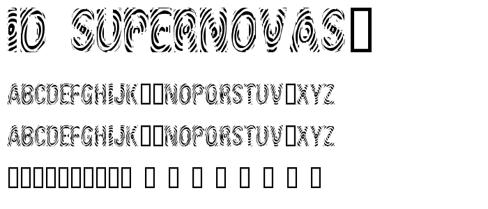 ID SupernovaSW font